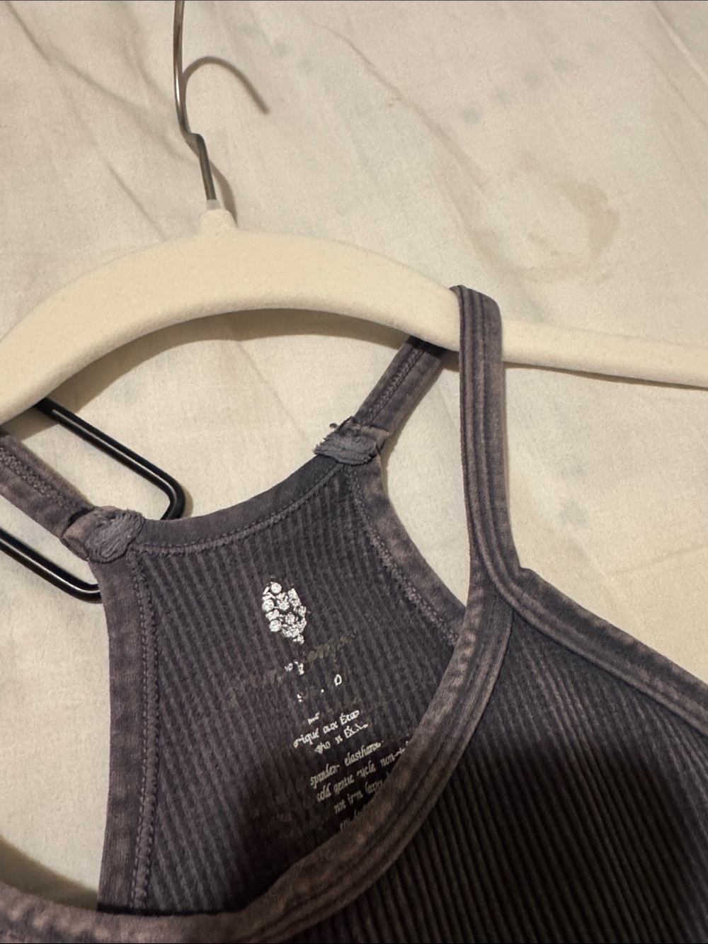 Free people Ribbed Racerback Crop Top - Picture 6 of 6